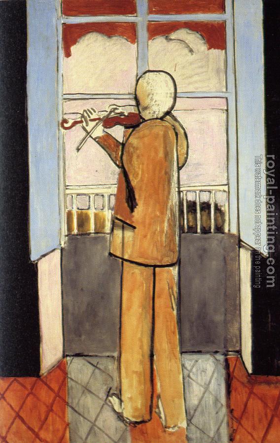 Henri Emile Benoit Matisse : violonist at the window